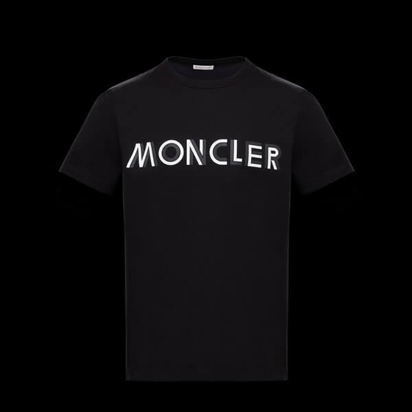 モンクレールtシャツ偽物 Moncler★2020AW★バイカラーロゴ半袖Tシャツ