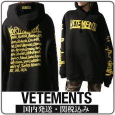 ヴェトモン パーカー コピー VETEMENTS ロゴ フードパーカー ユニセックス オーバーサイズ フーディ