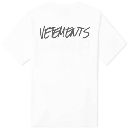  ヴェトモン tシャツ 偽物 VETEMENTS JEANSロゴ Tシャツ