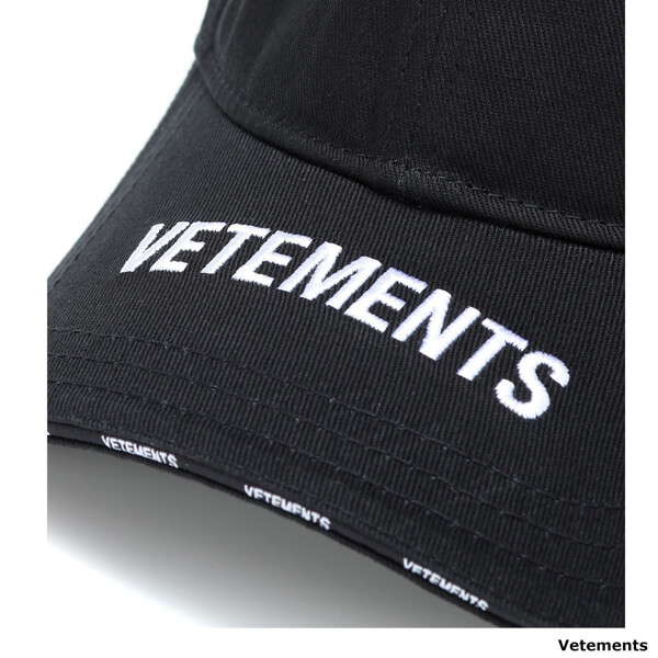 ヴェトモン キャップ 偽物 VETEMENTS Logo cotton baseball cap495058