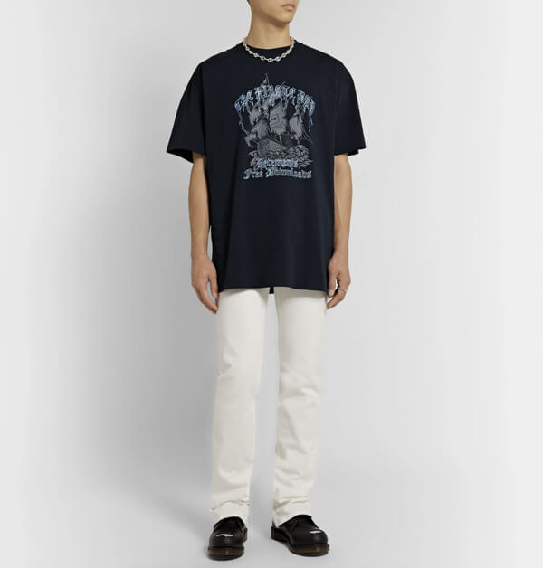  ヴェトモン tシャツ 偽物  VETEMENTS The Pirate Bay T-Shirt オーバーサイズ