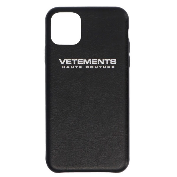 ヴェトモン iphoneケース 偽物 VETEMENTS iPhone 11Pro/11Pro MAXケース シルバーロゴ