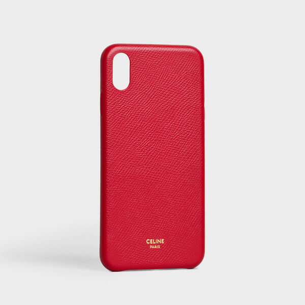 セリーヌ アイフォン ケース 偽物 セリーヌ IPHONE XS MAX CASE グレインドラムスキン