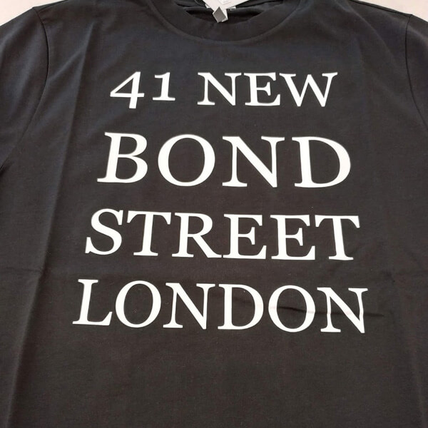 ロエベ tシャツ コピー ロエベ BOND STREET ＆ロゴプリントコットンTシャツ UNISEX