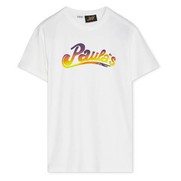 ロエベ tシャツ 偽物 ロエベ Logo-Print Tシャツ☆Paula’s IbizaH616341X19