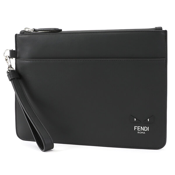 フェンディ クラッチバッグ コピー フェンディ  モンスター MINI OCCHI BUGS CLUTCH WITH STRAP