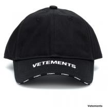 ヴェトモン キャップ 偽物 VETEMENTS Logo cotton baseball cap...