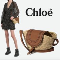 CHLOE Marcie クロエ かごバッグ コピー スモール ストロー ショルダーバッグ