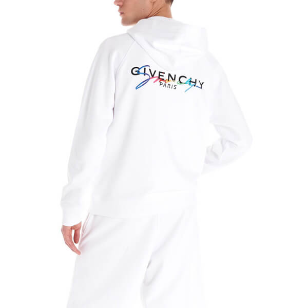 ジバンシー パーカー コピー Givenchy レインボー ジップアップ フーディー