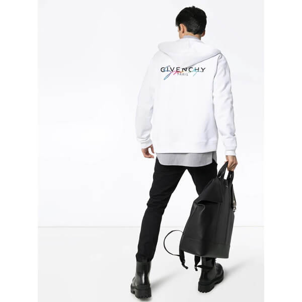 ジバンシー パーカー コピー Givenchy レインボー ジップアップ フーディー