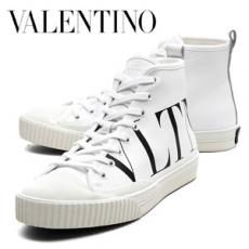  VLTN ヴァレンティノ ハイカット スニーカー コピー レザー_WHITE