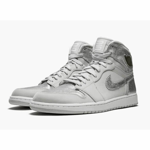 ナイキ エアージョーダン スニーカー コピー ナイキ Air Jordan 1 Retro Hi Silver '25th Anniversary' 2010