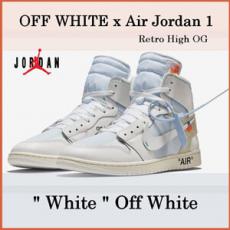 off white  スニーカー コピー オフホワイト ナイキ Air Jordan 1 Retro High OG “WHITE” SS 18