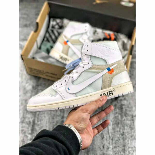 off white  スニーカー コピー オフホワイト ナイキ Air Jordan 1 Retro High OG “WHITE” SS 18