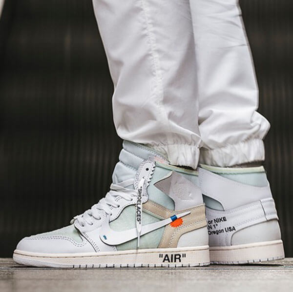 off white  スニーカー コピー オフホワイト ナイキ Air Jordan 1 Retro High OG “WHITE” SS 18