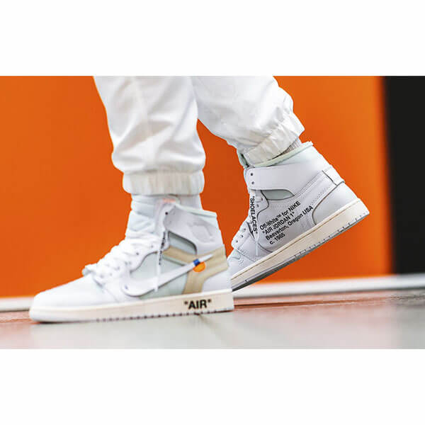 off white  スニーカー コピー オフホワイト ナイキ Air Jordan 1 Retro High OG “WHITE” SS 18