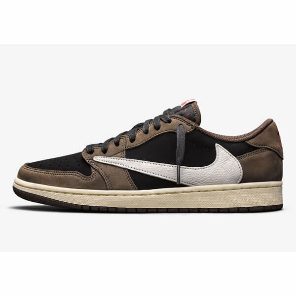 ナイキ エアージョーダン スニーカー コピー Travis Scott x ナイキ Air Jordan 1 Retro Low OG SP AW 19 2019 Mocha