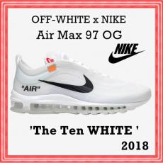 ナイキ オフ ホワイト スニーカー コピー ナイキ ランニングシューズ OFF-WHITE x ナイキ Air Max 97 OG 'The Ten WHITE' 2017 AW FW 17