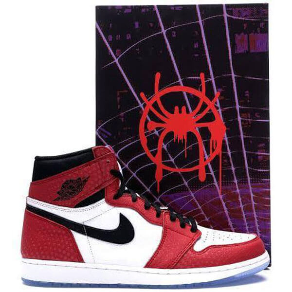 ナイキ エアージョーダン スニーカー コピー 超入手困難限定ｺﾗﾎﾞ激ﾚｱ! ナイキ Air Jordan 1 High Spider-Man