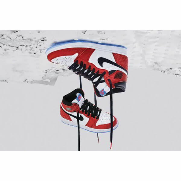 ナイキ エアージョーダン スニーカー コピー 超入手困難限定ｺﾗﾎﾞ激ﾚｱ! ナイキ Air Jordan 1 High Spider-Man