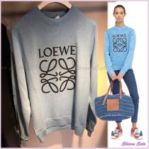 ロエベ トレーナー 偽物_women/Anagram Sweatshirt スウェット/ブルー