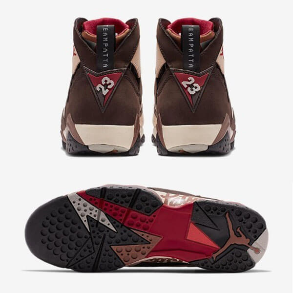 ナイキ エアージョーダン スニーカー コピー 魅惑のコラボ★PATTA × ナイキ AIR JORDAN 7 OG SP★ブラウン