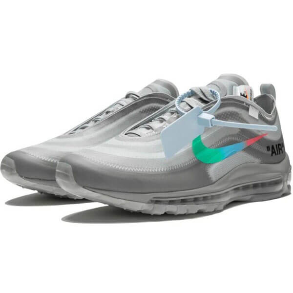 オフホワイト 偽物 ナイキ エアマックス スニーカー Off-White ナイキ Air Max 97 Menta オフホワイト エアマックス97 AJ4585-101