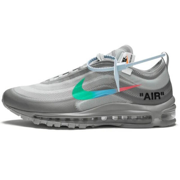 オフホワイト 偽物 ナイキ エアマックス スニーカー Off-White ナイキ Air Max 97 Menta オフホワイト エアマックス97 AJ4585-101