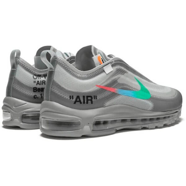 オフホワイト 偽物 ナイキ エアマックス スニーカー Off-White ナイキ Air Max 97 Menta オフホワイト エアマックス97 AJ4585-101