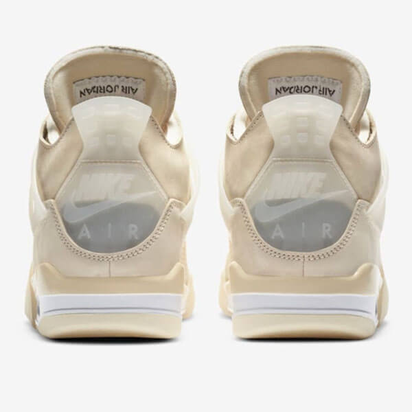 ナイキ オフ ホワイト スニーカー コピー ウィメンズ エアジョーダン ４ レトロ セイル コラボ ナイキ x Off-White Wmns Air Jordan 4 Retro Sail  CV9388-100