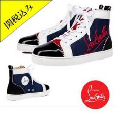 関税込! ディオール Louboutin レプリカNavy  ハイカット スニーカー 1200894CMA3