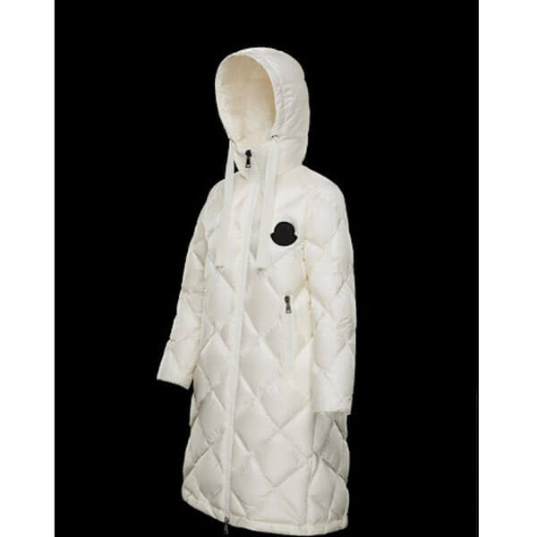 【20AW】モンクレール 偽物 ダウン MONCLER 入手困難 DUROC ロゴ入 ロング丈 リボン付 3色 0931D20000C0459999