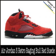 ナイキ エアジョーダン コピー 5 レトロ レイジング ブル レッド スエード入手困難!! Air Jordan 5 Raging Bull Red