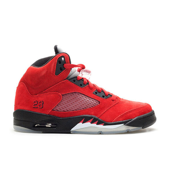 ナイキ エアジョーダン コピー 5 レトロ レイジング ブル レッド スエード入手困難!! Air Jordan 5 Raging Bull Red