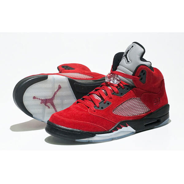 ナイキ エアジョーダン コピー 5 レトロ レイジング ブル レッド スエード入手困難!! Air Jordan 5 Raging Bull Red