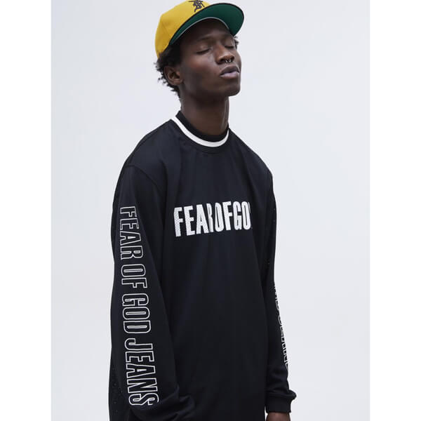 Fear of God 偽物クラシックロゴ ロングスリーブ Tシャツ MESH MOTOCROSS JERSEY