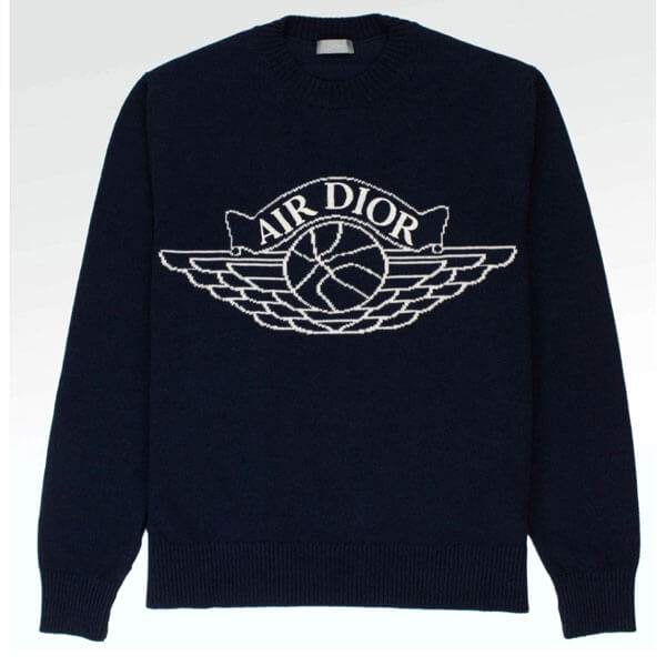 めっちゃいい感じ♪ディオール ナイキ カジュアル コピー ディオール x ナイキ Air Jordan Wings Sweater NATURAL