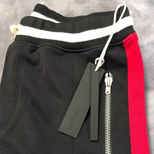 超希少★Fear of God★スーパーコピーセレブ愛用 DOUBLE STRIPED TRACK PANTS