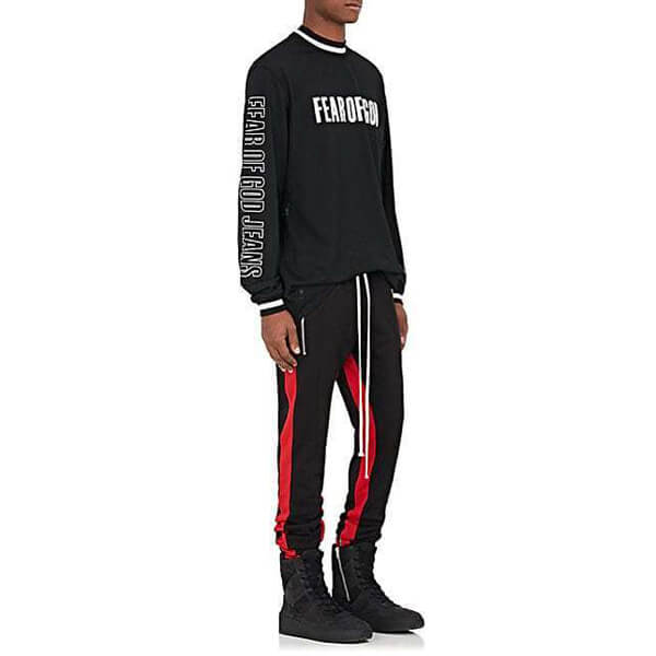 超希少★Fear of God★スーパーコピーセレブ愛用 DOUBLE STRIPED TRACK PANTS