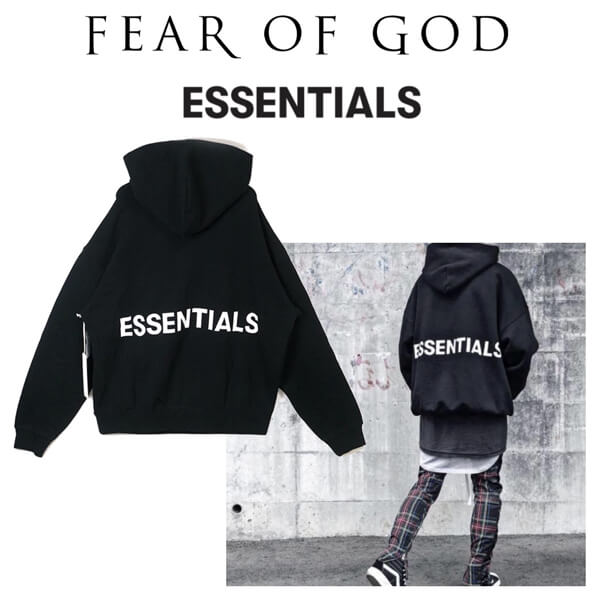 エッセンシャルズ 偽物 入手困難！Fear of God / - Graphic Pullover Hoodie