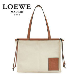 ∞∞ ロエベ ∞∞ロエベ クッショントート コピー Cushion small leather-trimmed canvas Tote bag 330.02AA93