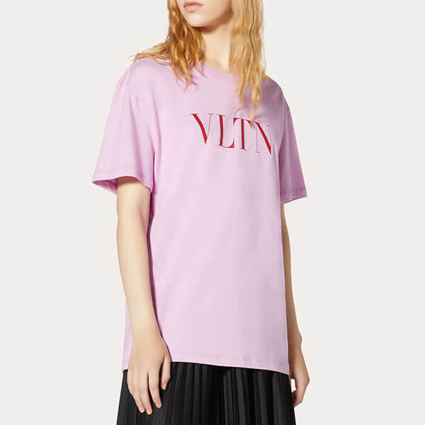 ◆VLTN ヴァレンティノ ロゴTシャツ コピー 2色 プリント TB3MG07D3V645F