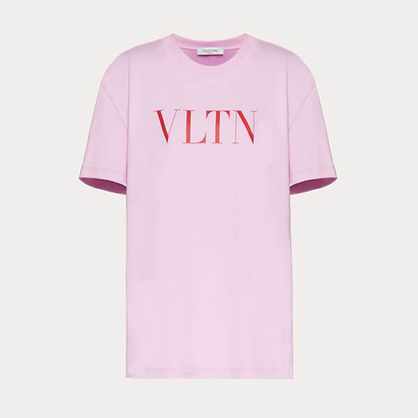 ◆VLTN ヴァレンティノ ロゴTシャツ コピー 2色 プリント TB3MG07D3V645F