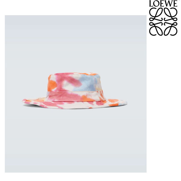 ★ロエベ キャップ コピー Tie-dye canvas explorerハット