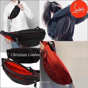 クリスチャン ルブタン 偽物 ディオール LOUBOUTIN PARISNYC ベルトバッグ 3195322B380