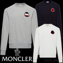 モンクレール 偽物 Moncler★2020SS★胸ワッペン★スウェットシャツ★