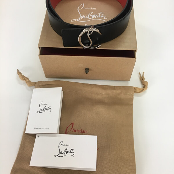 クリスチャン ルブタン ベルト コピー★ディオール louboutin CLバックルレザーベルト 1205020Q501