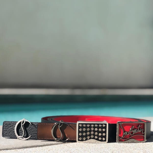 19S◆ルブタン スーパー コピー ベルト ◆メンズ◆【ディオール louboutin  Belt】◆2色 1195195H651