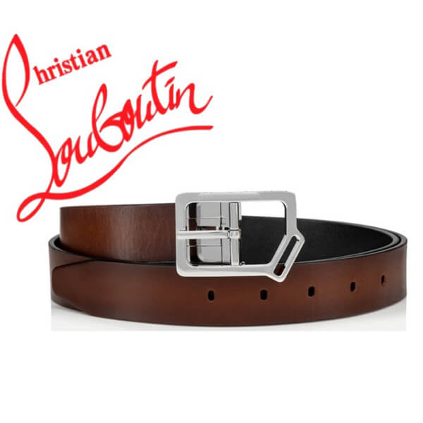 ◆ルブタン ベルト 偽物 ディオール louboutin◆Kicko Belt◆キッコベルト◆カーフスキン◆1205152Q547