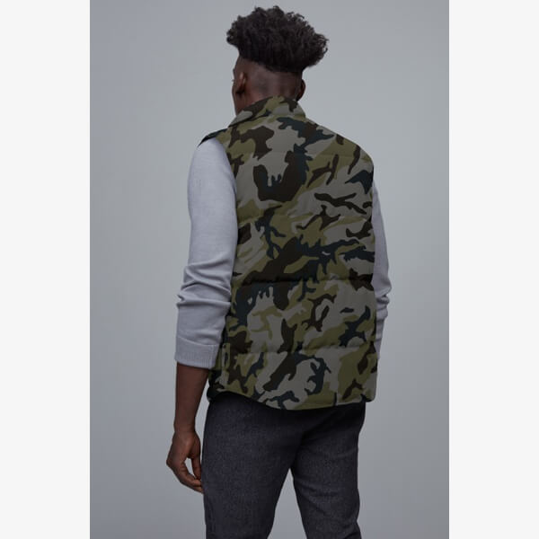 カナダグー ベスト 偽物 CANADA GOOSE スコピートップス FREESTYLE CREW VEST PRINT 全2色 4154MP